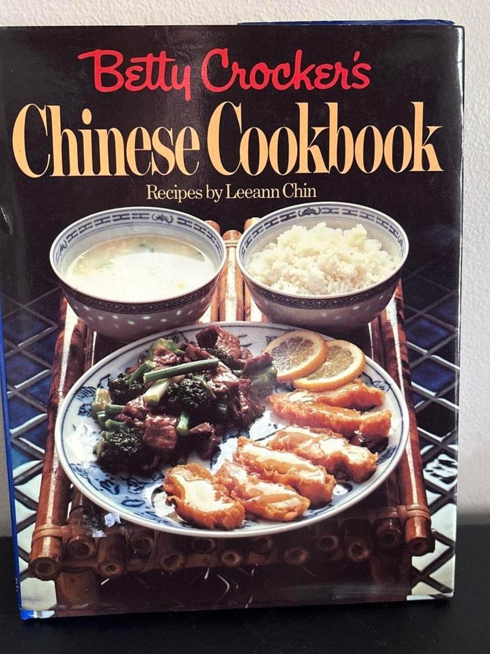 Betty Crocker Chinese Cookbook - Black Cover with Red and Gold Text